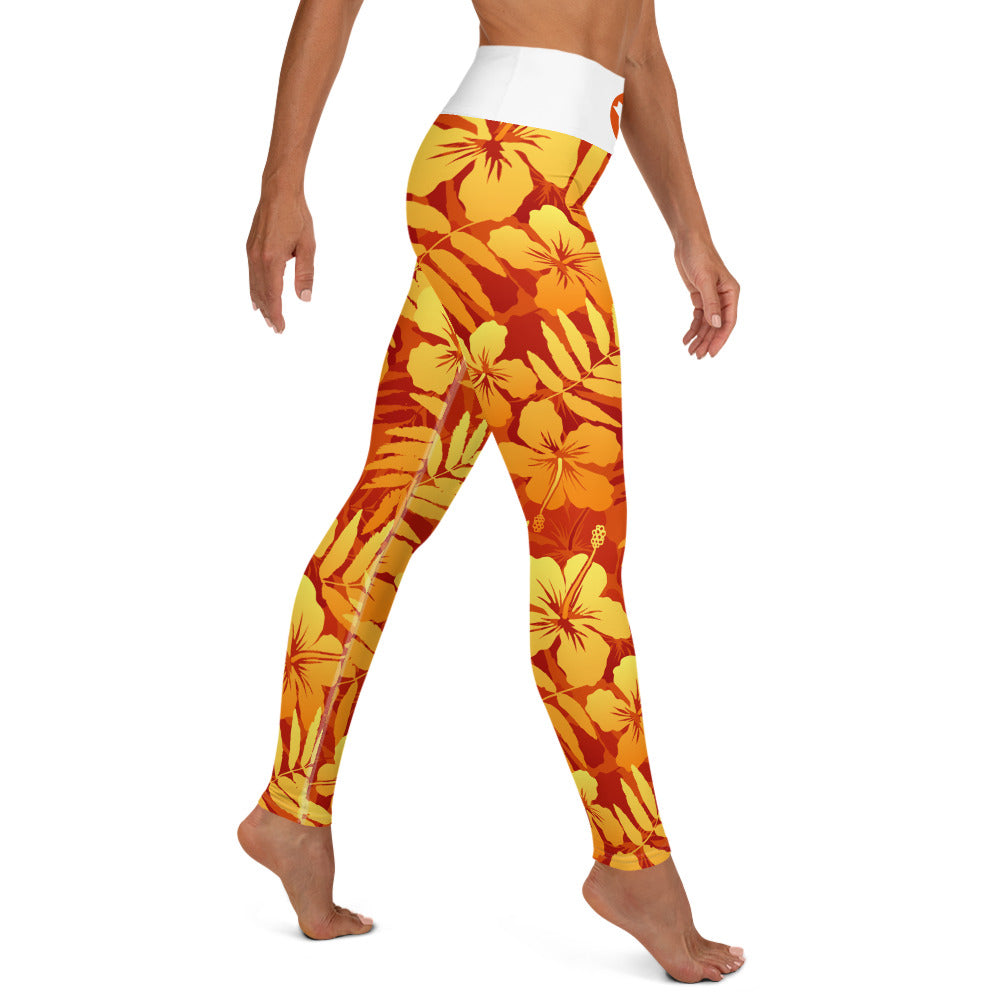 Fit Dodo - Legging tropical hibiscus