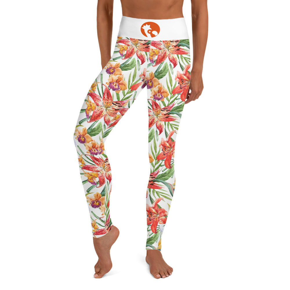 Fit Dodo - Legging Poinsettia et fleurs tropicales